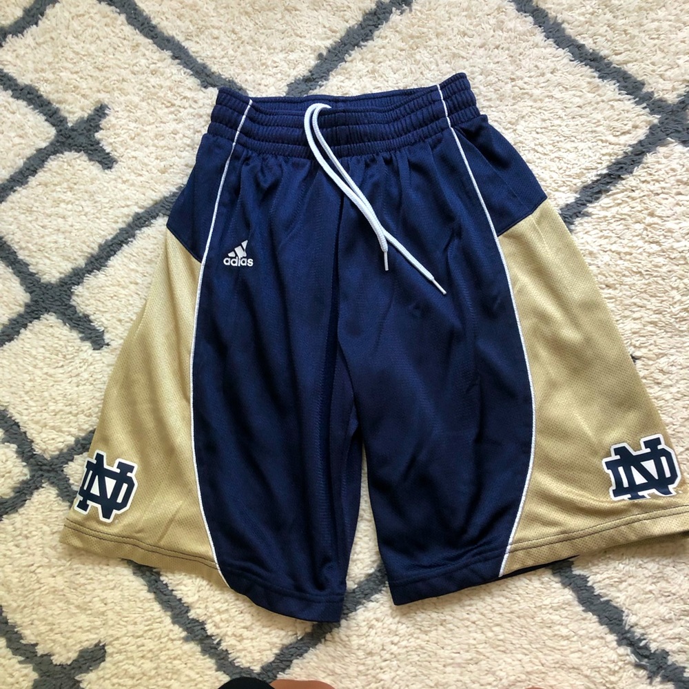 Vintage Adidas Norte Dame Shorts